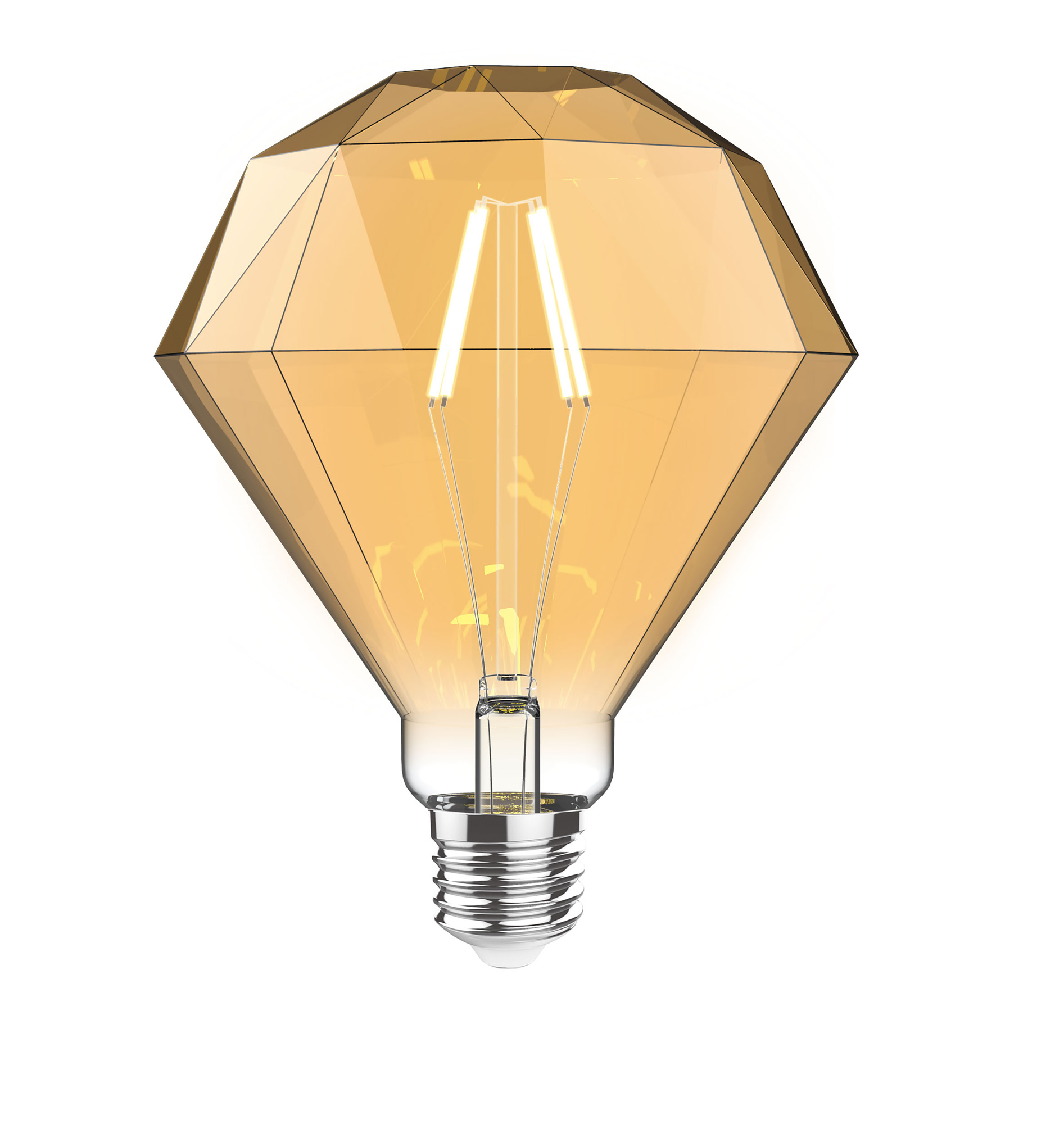 4600302  Classic Style LED Diamond E27 Dimmable 4W 2100K 200lm